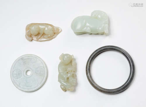 Group of Chinese Jade Toggles