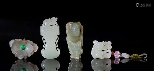 Group of Chinese Jade Toggles