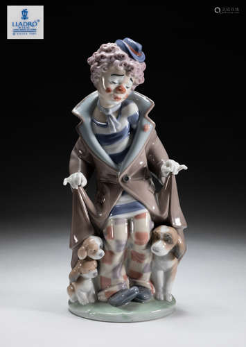 Collectible Lladro Porcelain Figure of Clown