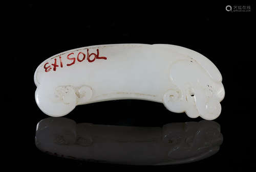 Chinese White Jade Toggle