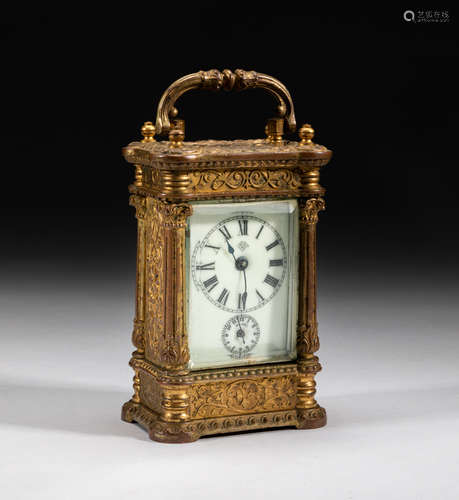 Ansonia Clock Co. Gilt Bronze Table Clock