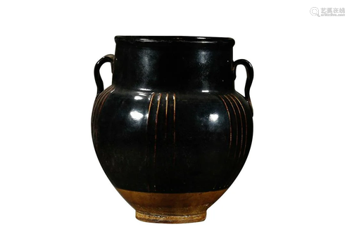 CIZHOU WARE JAR WITH HANDLES