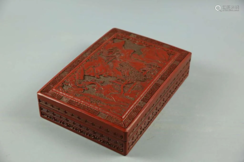 Chinese Lacqure Wood Case