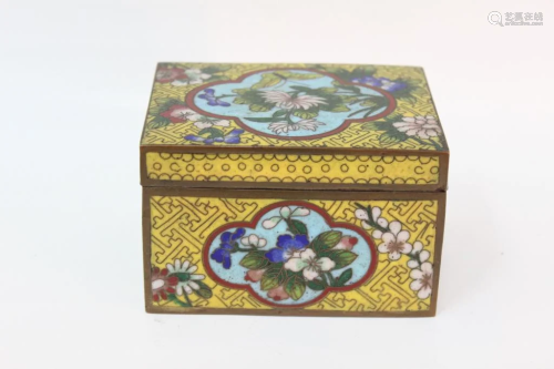 Chinese Cloisonne Box