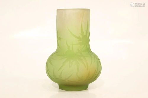 Green Galle Vase