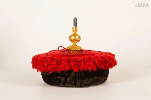 Chinese Court Silk Hat