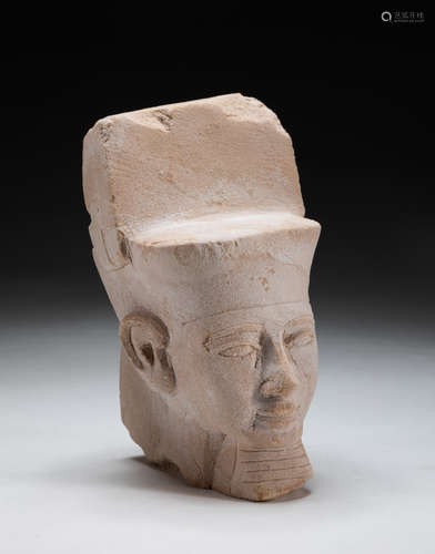 Egyptian Stone Sculpture of Pharaoh