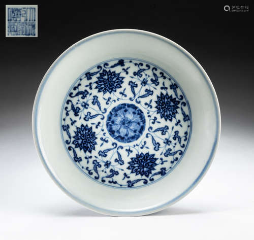 Chinese Blue White Porcelain Plate