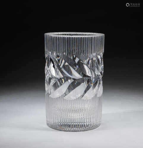 Collectible Ceskci Cut Crystal Vase