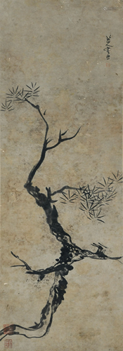 A Chinese Scroll Painting By Ba Dashanren