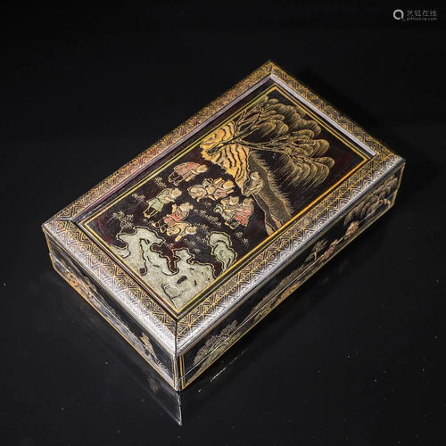 Lacquer Gilt Ink-box