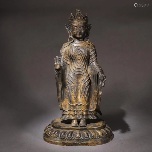 Bronze Standing Shakyamuni