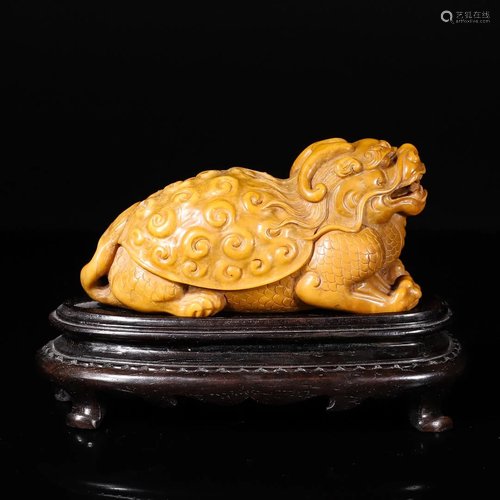 Carved Tianhuang Beast