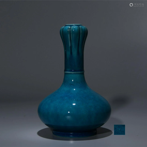 Turquoise Glazed Vase