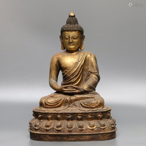 Gilt-Bronze Buddha