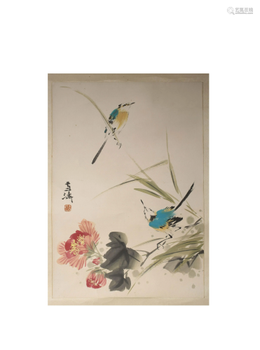A Chinese Painting By Wang Xuetao