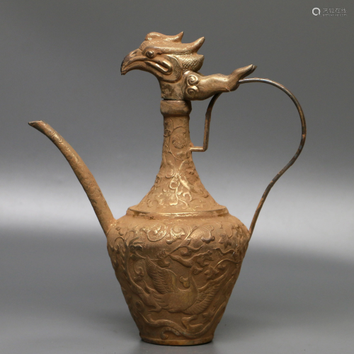 Gilte-Bronze Handing Pot