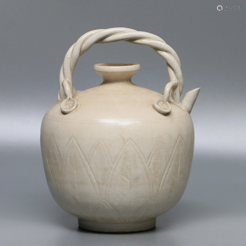 Ding Kiln White Glazed Pot