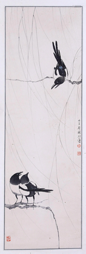 A Chinese Scroll Painting By Xu Beihong