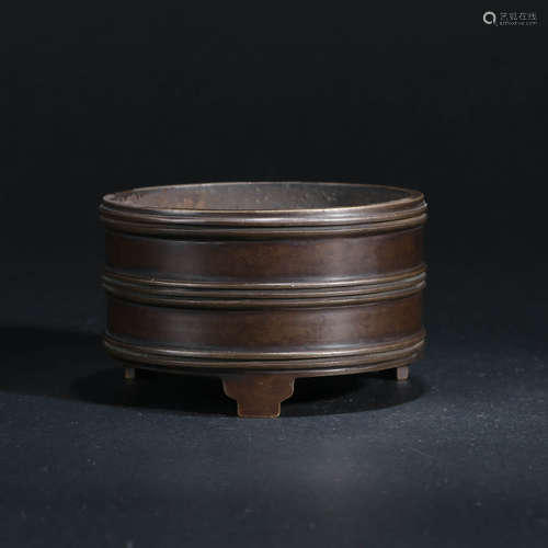 A Bronze String Incense Burner