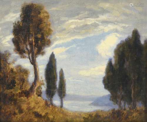 Jas. Fenton (early 20th century) ''In Italy'' Signed, inscribed and dated Sept.1911 verso, oil on