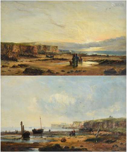 Harry Williams (fl.1854-1901) ''On the Irish Coast'' ''Near Londonderry'' One signed, each signed