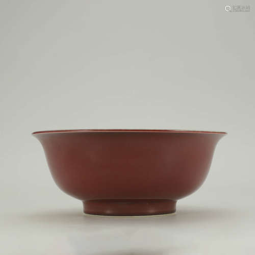 An Underglazed Red Dragon Pattern Porcelain Bowl