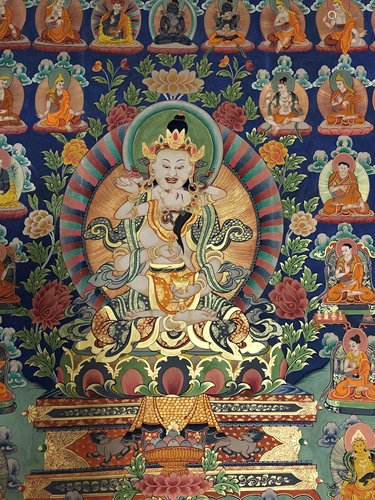 A THANGKA OF VAJRASATTVA