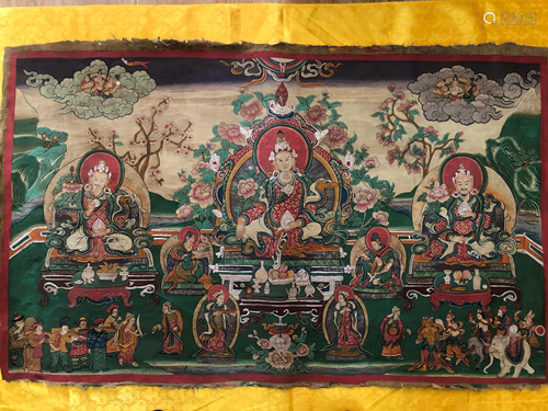 A THANGKA OF DE-BZHIN-GSHEGS-PA