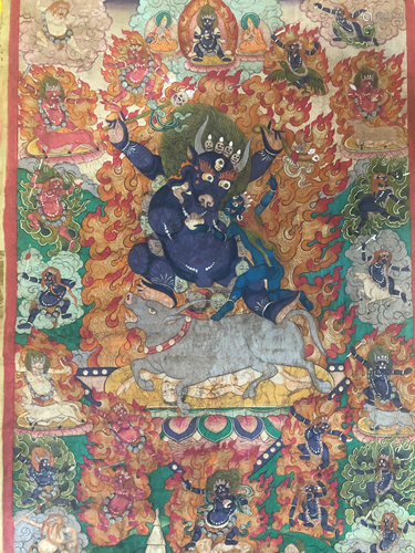 A THANGKA OF YAMANTAKA