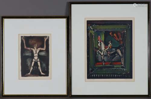 Rouault, Georges (1871-Paris-1958) - Zwei Farblithografien, 1x 