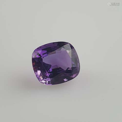 Großer geschliffener Amethyst - Maße ca. 23 x 15 x 11 mm, facettierter Amethyst