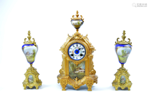 A Set of French Clocks