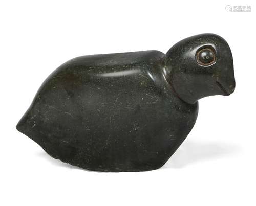 Marko Guri, A Bird, green hardstone, inscribed to the underside, M Guri, 19cm high, 31cm