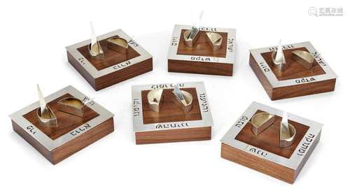 A set of eighteen privately commissioned honey and apple dishes by Mila Tania Griebel, London, 2012,