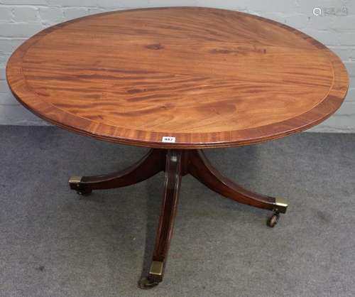 A George III mahogany centre table,