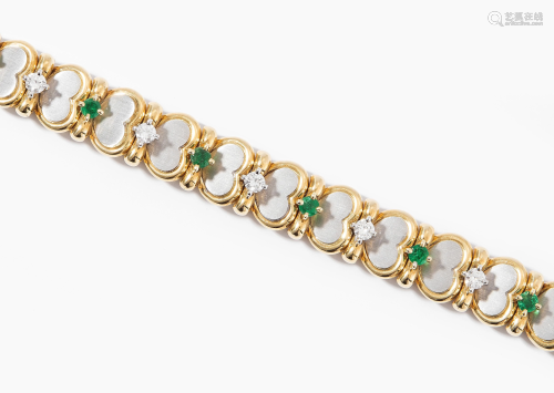 *Brillant-Smaragd-Bracelet