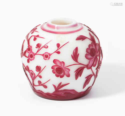 Pekingglas-Vase