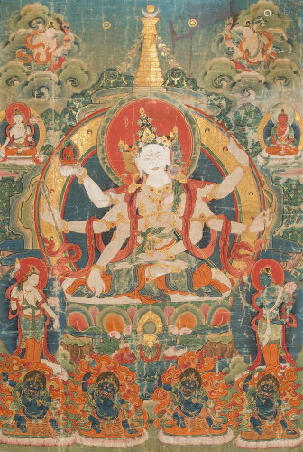 Thangka der Ushnishavijaya