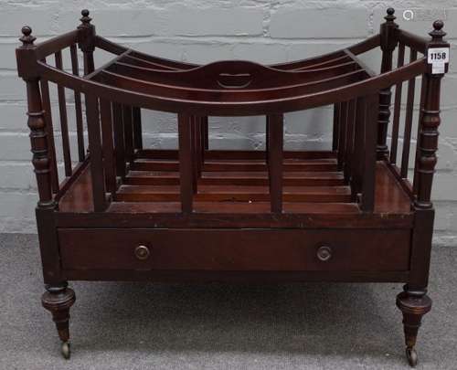 A mahogany Canterbury,