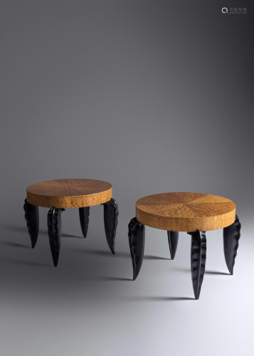 Peter Dudley (b. 1962) Pair of Side Tables