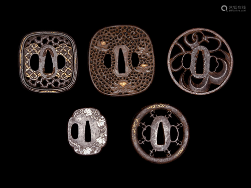 Five Iron Tsuba