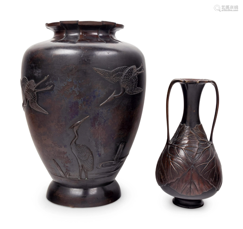 Two Bronze Vases