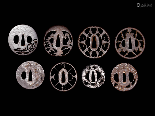 Eight Iron Tsuba