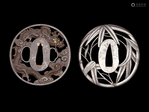 Two Iron Tsuba