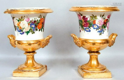 A PAIR OF VASES