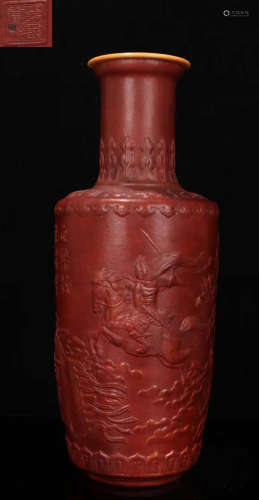 GOURD CARVED VASE