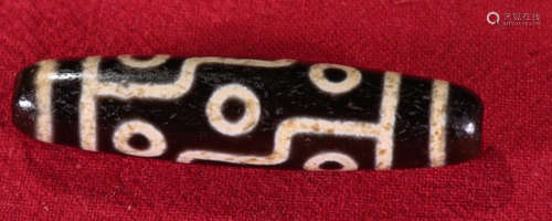 TIBETAN NINE EYE PATTERN DZI