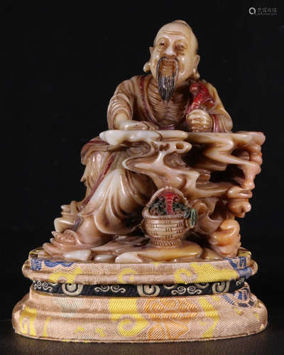 FURONG STONE SHOUXING BUDDHA ORNAMENT