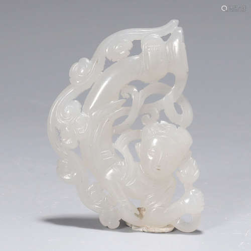 A Hetian Jade Figure Ornament